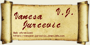 Vanesa Jurčević vizit kartica